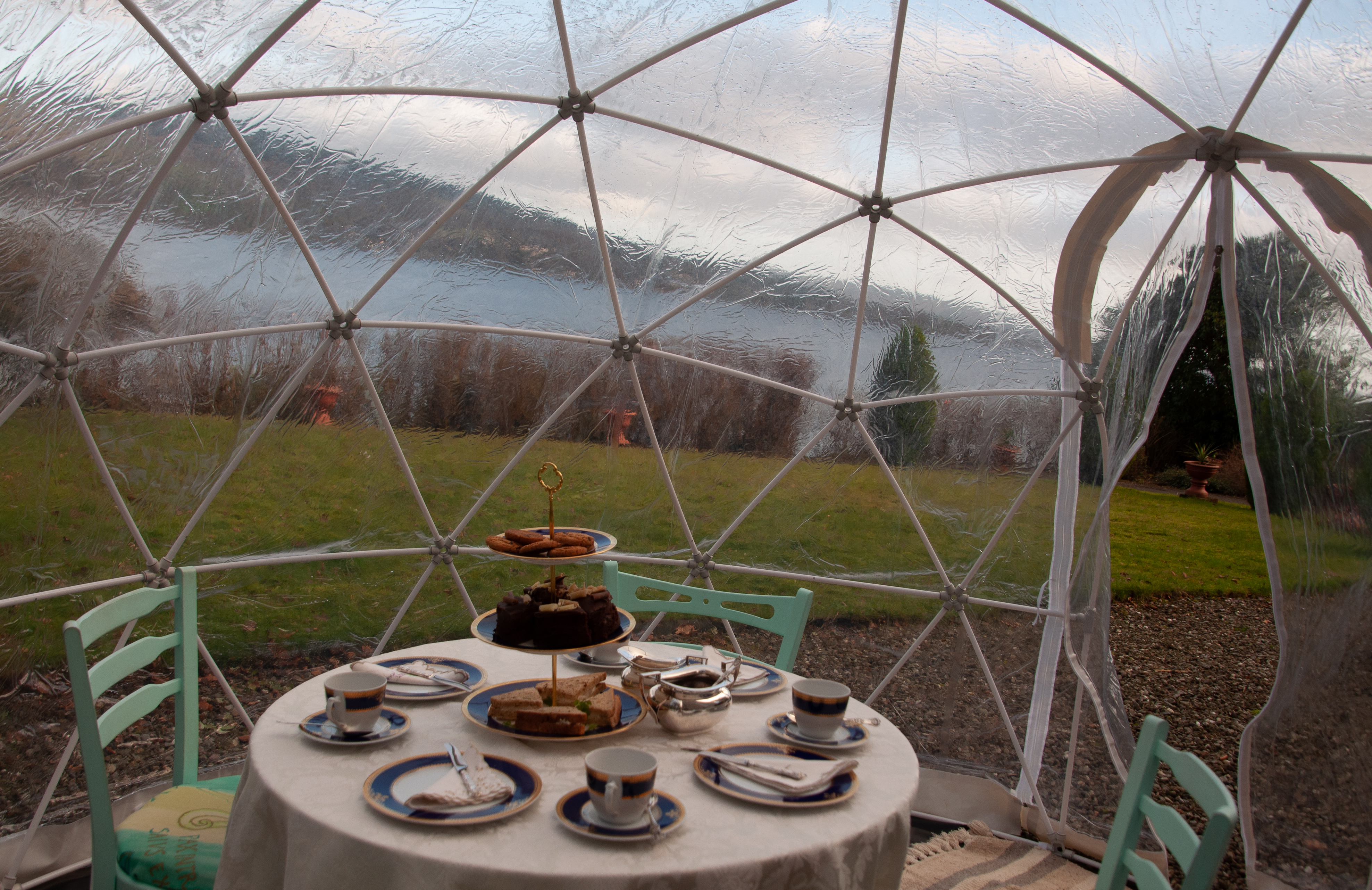 Afternoon Tea in a dome
